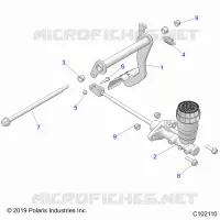 BRAKES, PEDAL AND MASTER CYLINDER MOUNTING