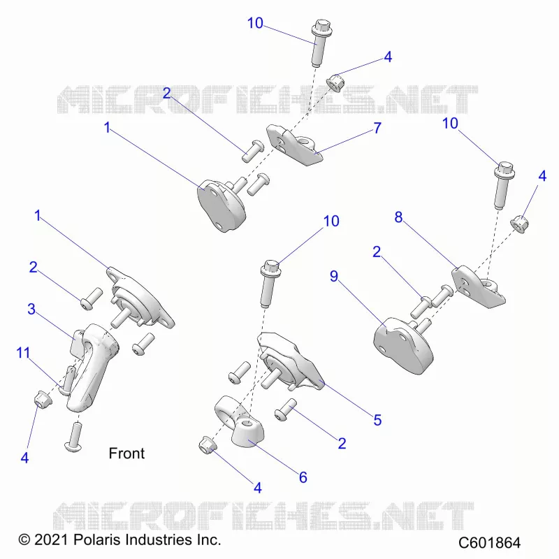 MOTOR, MOUNTING & LONG BLOCK