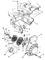 Gebläsegehäuse   RÜCKZUG ANLASSER ASSEMBLY TRAIL DELUXE E940262 (49273827380035)