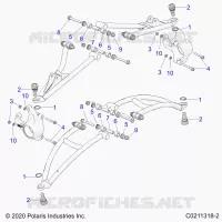 FRONT SUSPENSION A-ARM MOUNTING