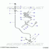 BRAKES, BRAKE PEDAL AND MASTER CYLINDER