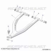 FRONT SUSPENSION CONTROL ARMS UPPER