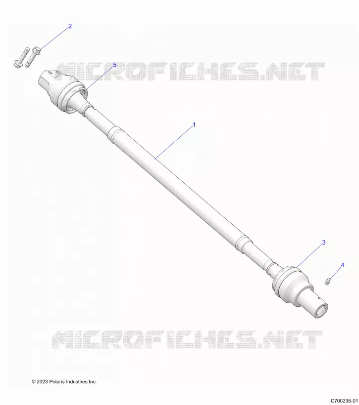ANTRIEB, REAR PROP SHAFT