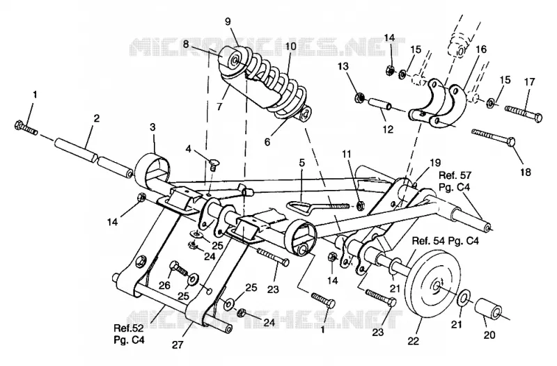 FRONT Drehmomentarm Storm 0965782, Storm SKS 0965582, Euro Storm E965782, Euro (4931593159C003)