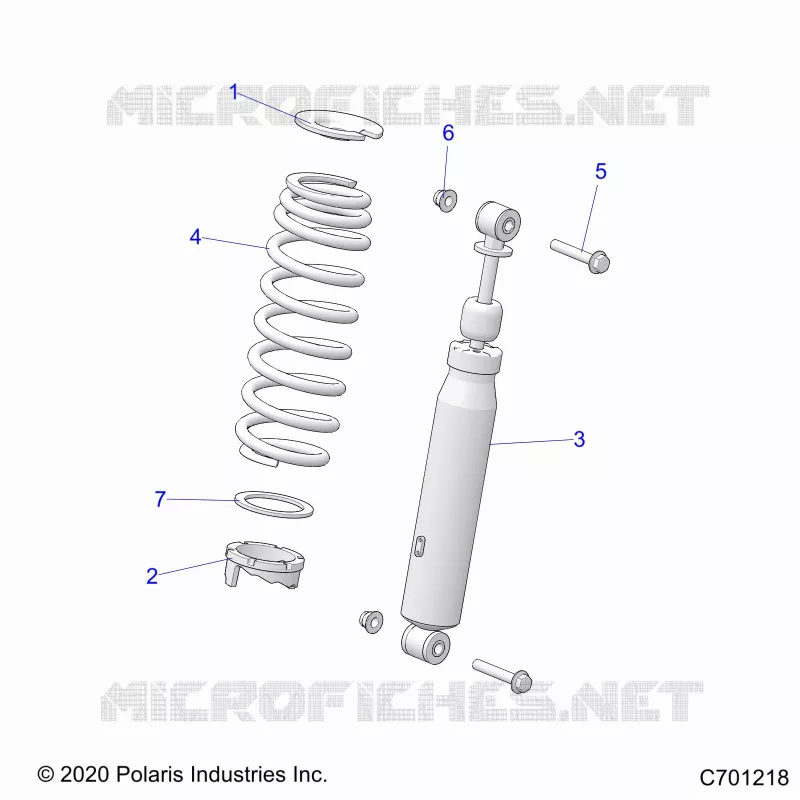 SUSPENSION, FRONT SHOCK MOUNTING