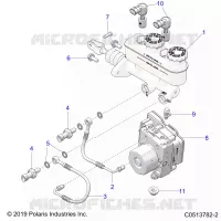 BRAKES, MASTER CYLINDER AND ABS MODULE