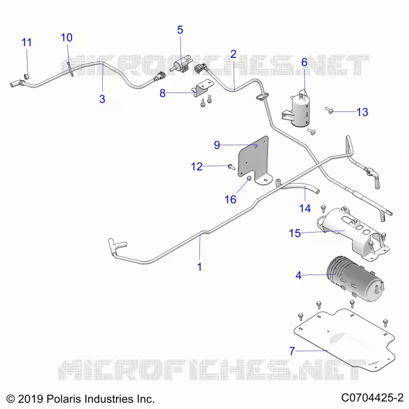 KRAFTSTOFFSYSTEM, FUEL TANK EVAP, CANISTER AND LINES