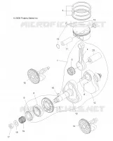 MOTOR, KURBELWELLE AND KOLBEN