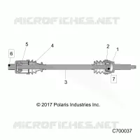 ANTRIEB, REAR HALF SHAFT