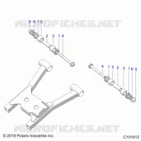 HINTERRADAUFHÃ„NGUNG A-ARM MOUNTING AND BUSHINGS