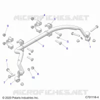 SUSPENSION, REAR STABILISATORSTANGE