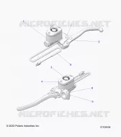VORDERBREMSE BRAKE LEVER AND MASTER CYLINDER