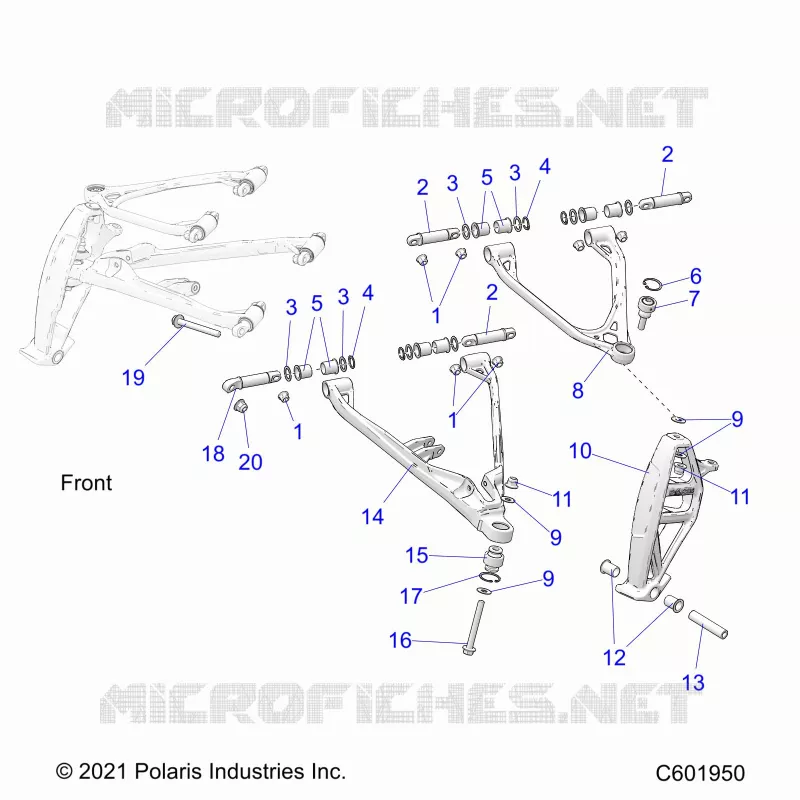 SUSPENSION, CONTROL ARMS, AND SPINDLE