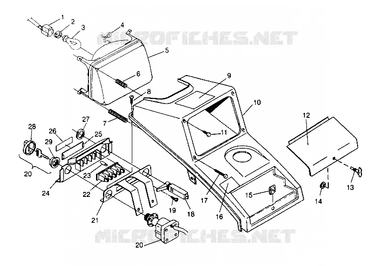 SCHEINWERFER Sport 400L W958540 (4930133013A014)
