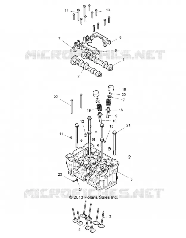 ZYLINDER HEAD AND VALVES