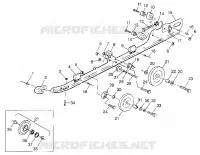Schienen-Montage (SUSPENSION) 600 XCR 0985677 (4943164316B011)