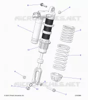 SUSPENSION, FRONT SHOCK MOUNTING, STANDARD/PREMIUM