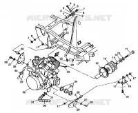 MOTORAUFHÄNGUNG XPLORER 400L W98CC38C (4945414541A010)