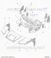 HAUBE, LINER, FRONT FENDERS,  PILLARS