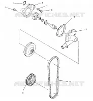 WASSERPUMPE  500 EFI 0952774, EFI SKS 0952574,   EFI SKS PT 0952974, and EUR (4929052905C012)