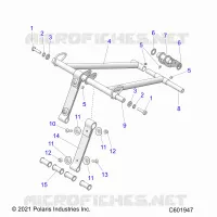 SUSPENSION, FRONT DREHMOMENTARM