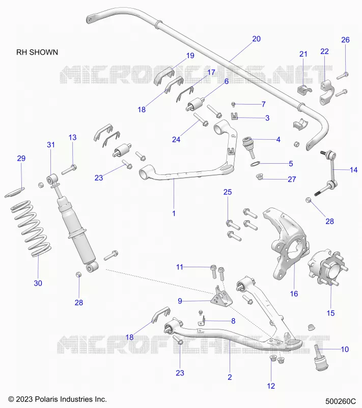 FRONT SUSPENSION ASM.