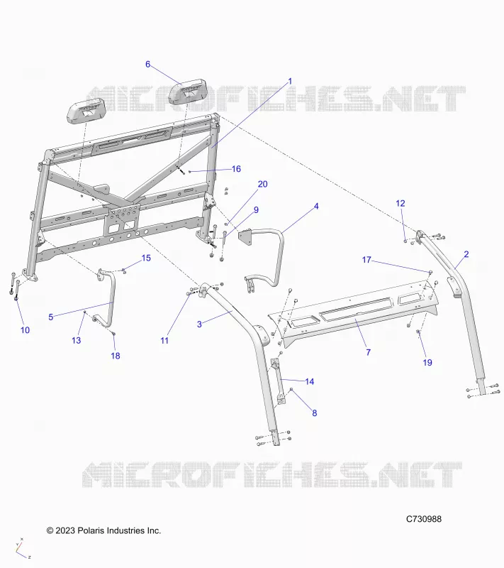 CHASSIS, CAB RAHMEN