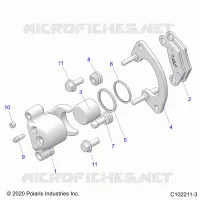 BRAKES, BREMSZANGE VORNE