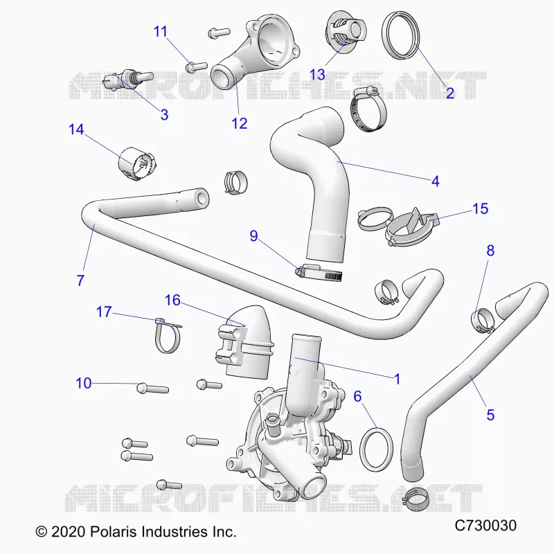 MOTOR, WATERPUMP AND BYPASS