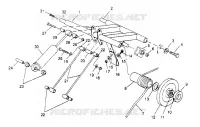 HINTER Drehmomentarm 600 XCR 0951676 (4929132913B013)