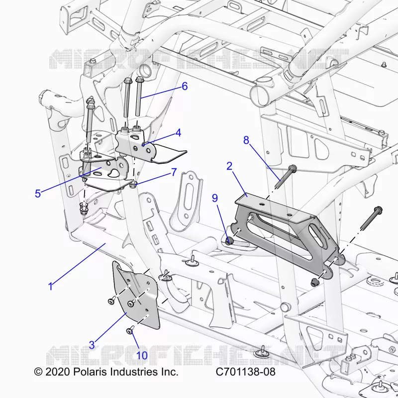CHASSIS, MOTOR AND REAR DRIVELINE MOUNTING