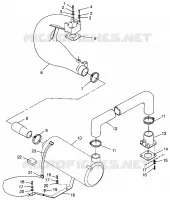 ABGASSYSTEM SLT 780 B964588 and  Intl. SLT 780 I964588 (4935683568B004)