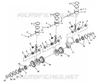 KURBELWELLE   KOLBEN SL 900 B964291 AND INTL. SL 900 I964291 (4935583558C003)