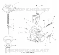 MOTOR, VERGASER, UPPER