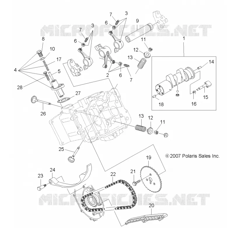 VALVES AND CAMSHAFT