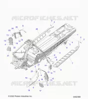 CHASSIS, CLUTCH GUARD, FOOTRESTS, AND RUNNING BOARDS