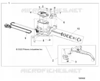 VORDERBREMSE BRAKE LEVER AND MASTER CYLINDER