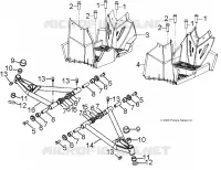 CHASSIS, A-ARM AND FUßSTÜTZE