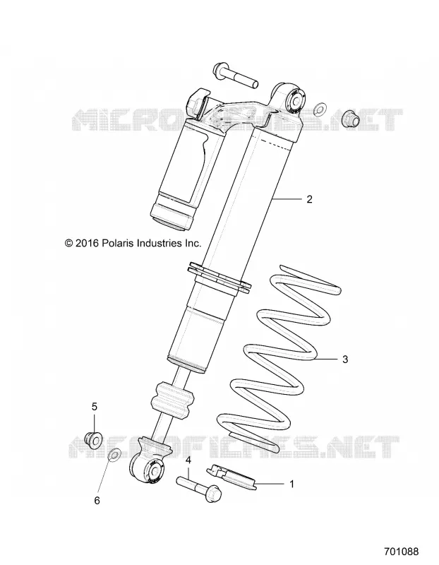 FRONT SUSPENSION SHOCK MOUNTING