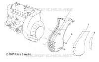 MOTOR, Gebläsegehäuse, FAN DUCT