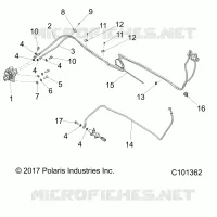 BRAKES, HINTERBREMSE LINES