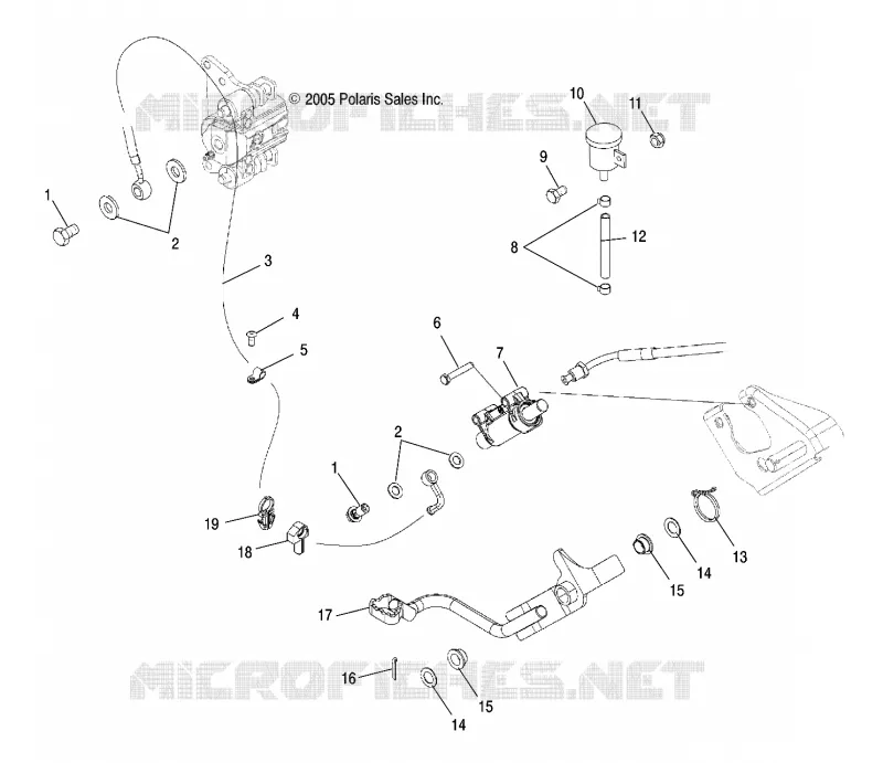 MASTER CYLINDER, FOOT