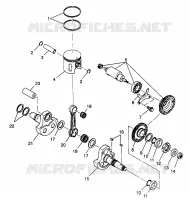KOLBEN   KURBELWELLE 6X6 400L