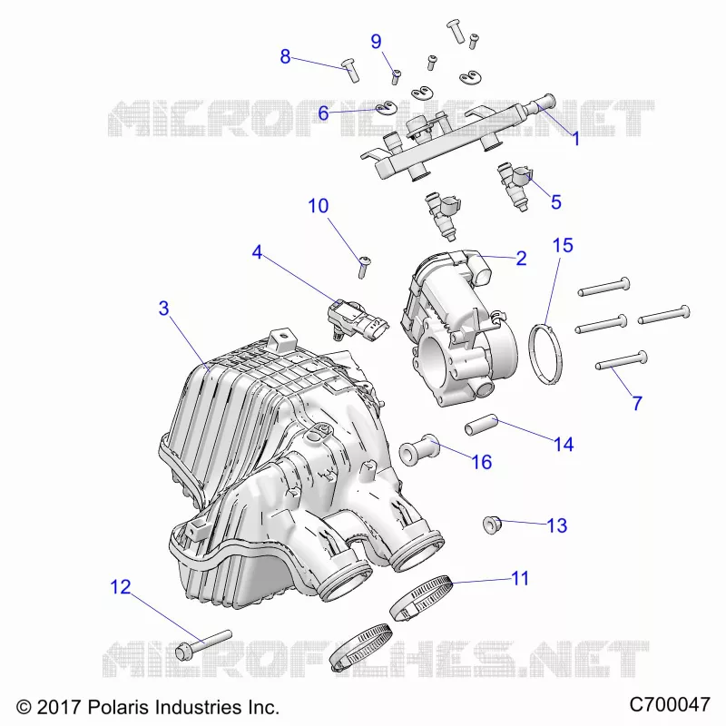 ENGINE, LUFTEINLASS MANIFOLD, THROTTLE BODY, FUEL RAIL