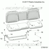 SITZ ASM. REAR