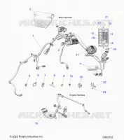 ELEKTRIC, WIRE HARNESS,CHASSIS/FUSE BLOCK, ENGINE