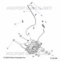 ANTRIEB, FRONT GEARCASE MOUNTING