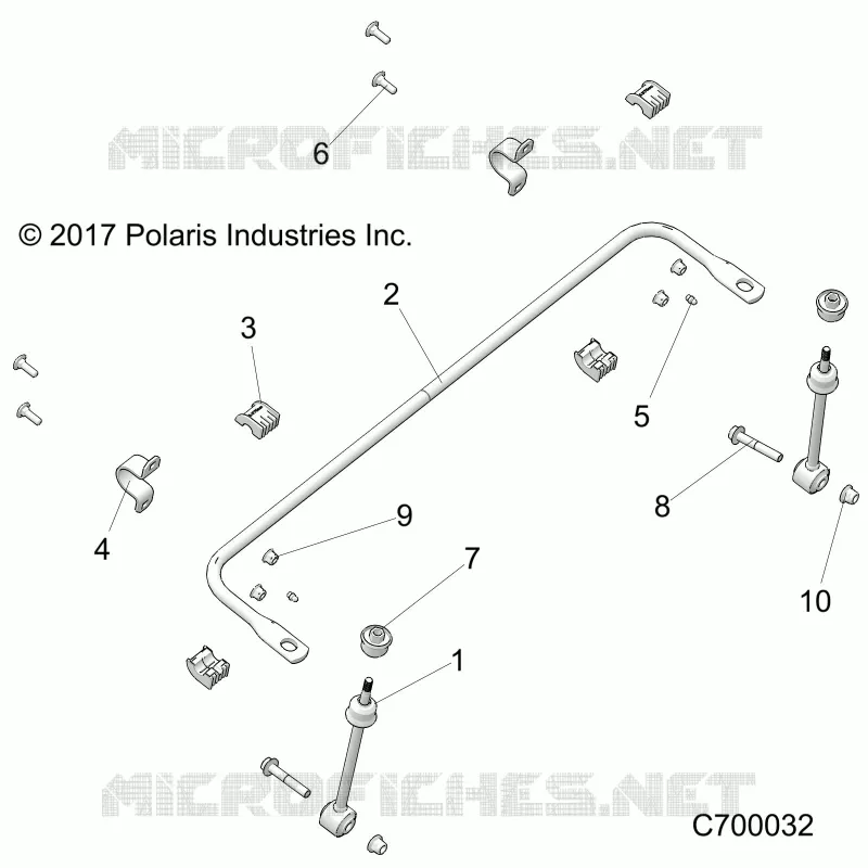 FRONT SUSPENSION STABILIZER BAR- R20RSU99AA/AX/A9/AP (C700032)