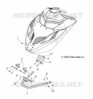HAUBE MOUNTING AND FRONT BUMPER