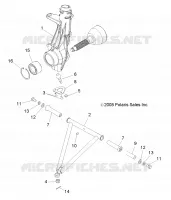 SUSPENSION, A-ARM and STREBE MOUNTING